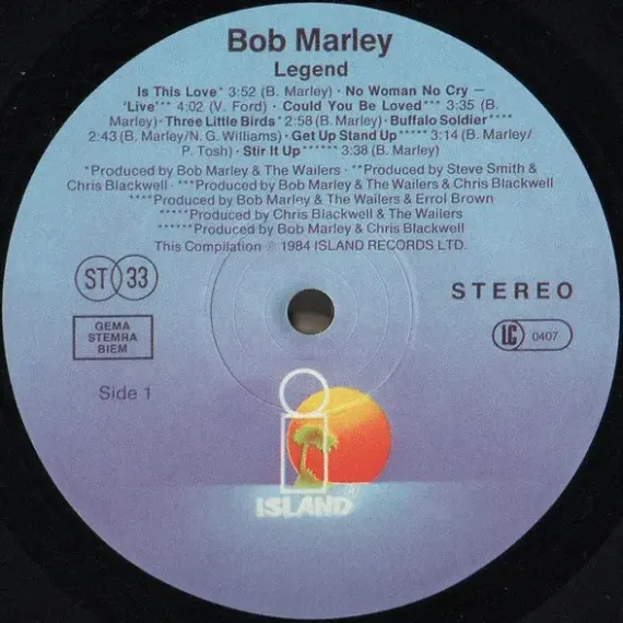 Bob Marley & The Wailers - Legend - The Best Of Bob Marley And The Wailers - LP