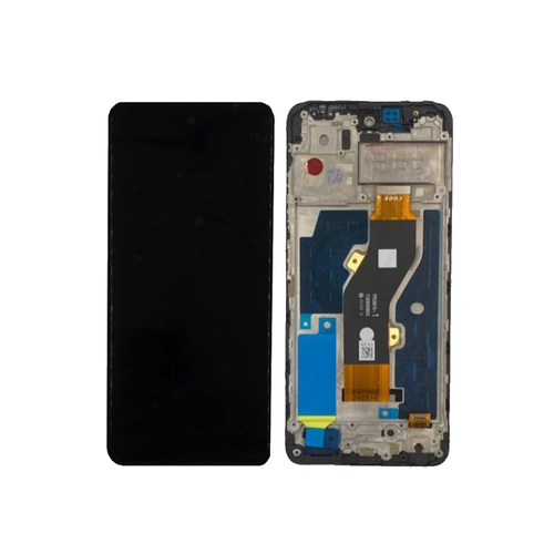 Дисплей для Infinix Hot 40i (X6528B) с тачскрином и рамкой Черный - OR