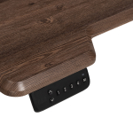 Компьютерный стол Woodville Маркос с механизмом подъема 140х80х75 орех кантри, белый