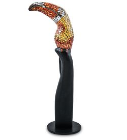 Decor and Gift 23-029-02 Н-р статуэток из трех «Тукан» дерево+стекл.мозаика (50,40,30 см)