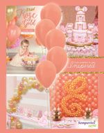 Шар (12"/30 см) Розовое золото (568), металлик 50 шт.