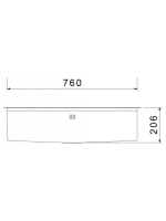 Rivelato Rinox 8044 UN Мойка нерж.сталь 1 чаши 800*440*200 в комплекте (доска, коландер, рол мат), монтаж: универсальный, материал: нержавеющая сталь, цвет: нержавеющая сталь