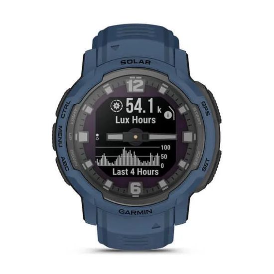 Умные часы Garmin Instinct Crossover Solar синий
