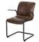 Стул RS178, коричневая кожа