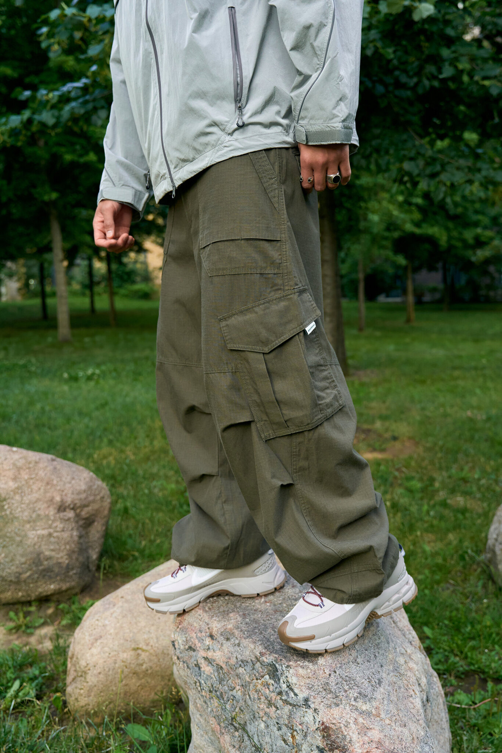 Брюки Nothomme Monterest Military Cargo Pants «Military Moss Green"