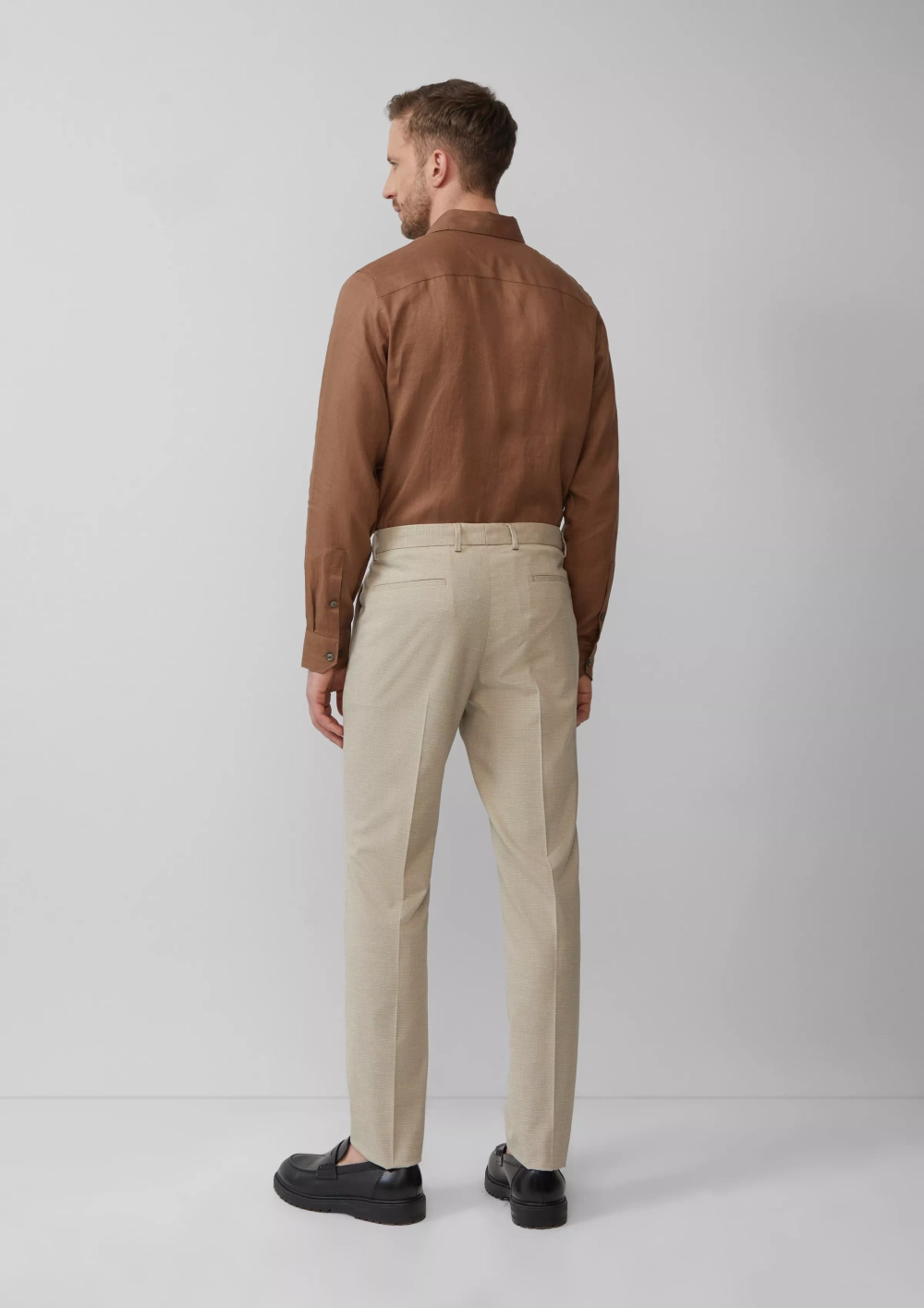 Классическая льняная рубашка s.Oliver Black Label