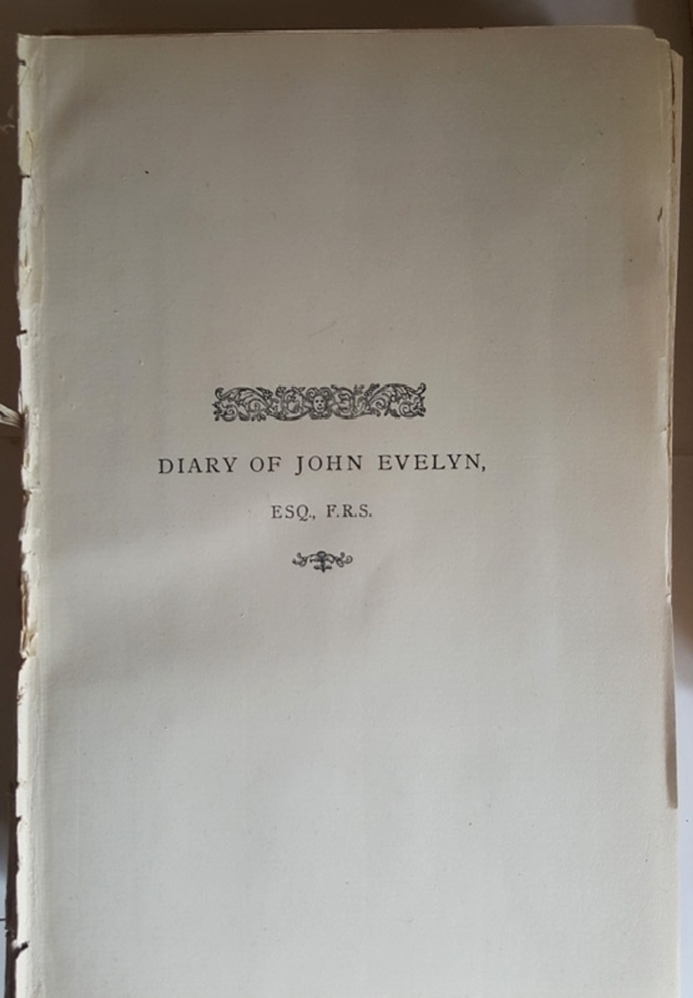 "Дневник Джона Эвелина. (Diary of John Evelyn) Tome 1, 2, 3" 1879 г.  Антикварная книга