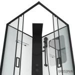 Душевая кабина Grossman Elegans GR251Q (90х90х217) дверь раздвижная,5 мест
