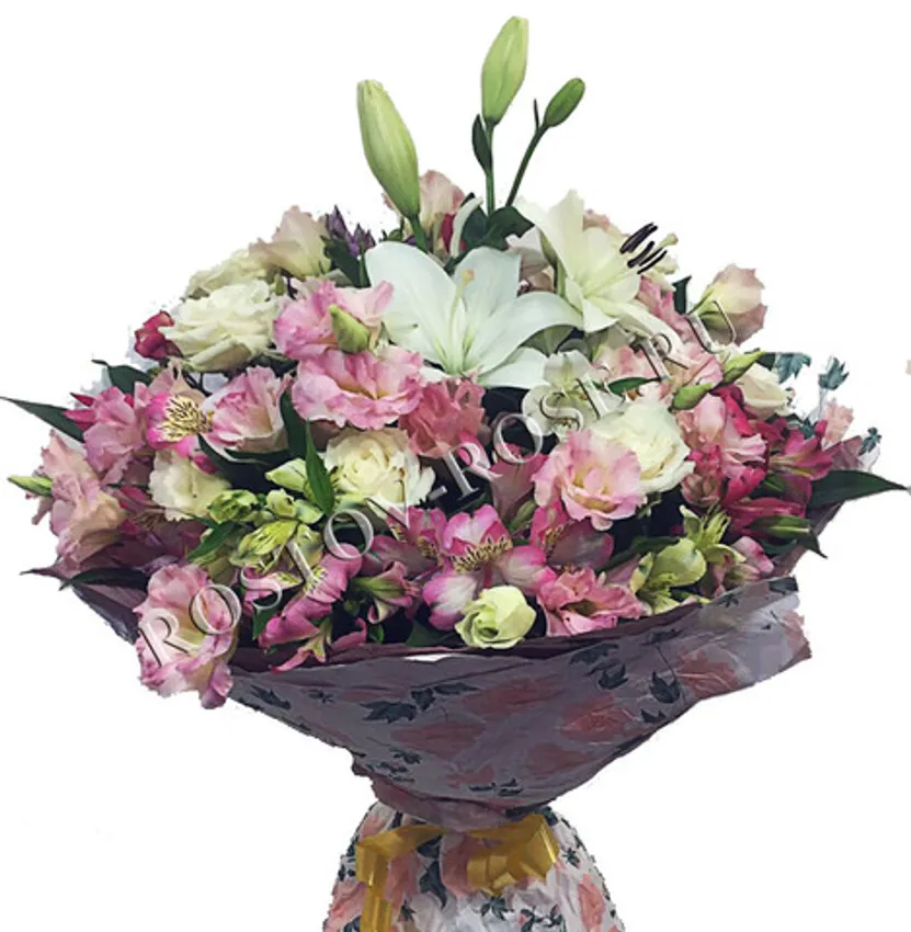 Цветочная композиция Радуга из цветов