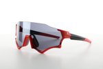 HILX Revok / Matt Red Black / Silver Lens