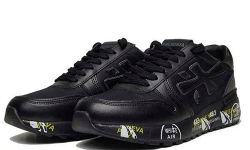 Premiata Mick черные кожа