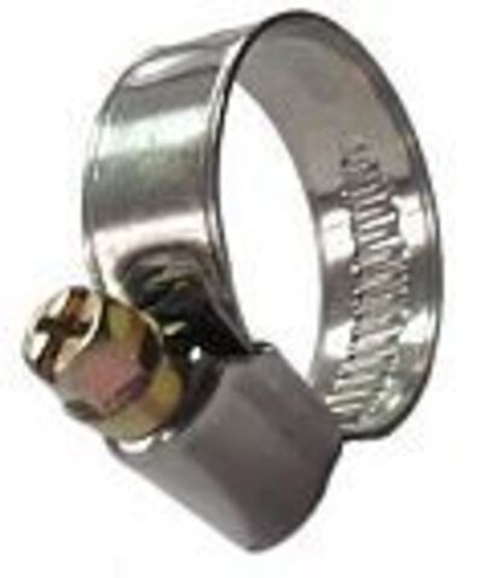 Хомут червячный, нержавеющая сталь 12 мм/ 200-230* (25/500шт)