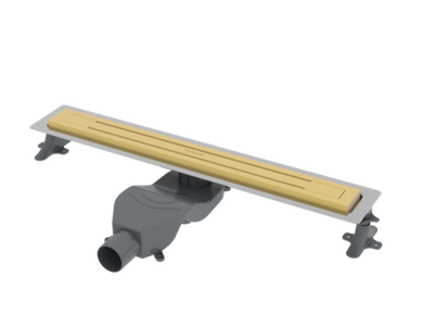 Душевой лоток Premium Trendy 80см, нерж.сталь МАТ. ЗОЛОТО