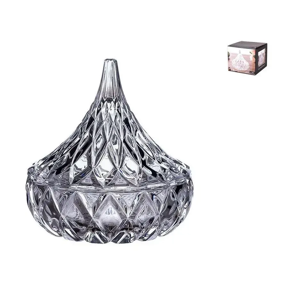 Ваза сервировочная с крышкой 12.5.5см