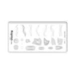 2 Kapous Professional Nails Пластина для стемпинга, Line 1  ,