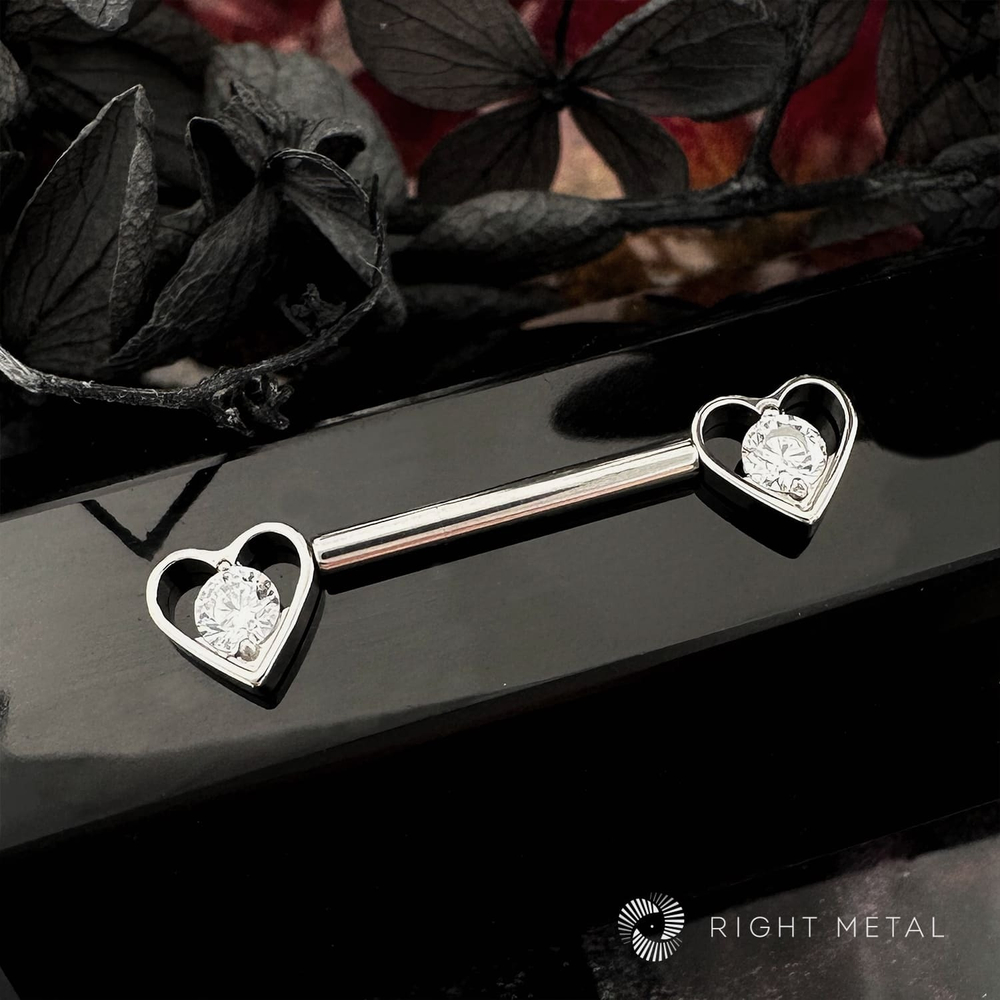 Штанга Love Mini Crystal Б/Р 1.6мм