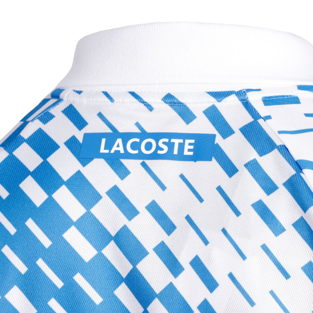 Мужское теннисное поло Lacoste Polo Men - White, Blue