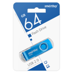 USB накопитель 64GB Smartbuy Twist series USB 2.0