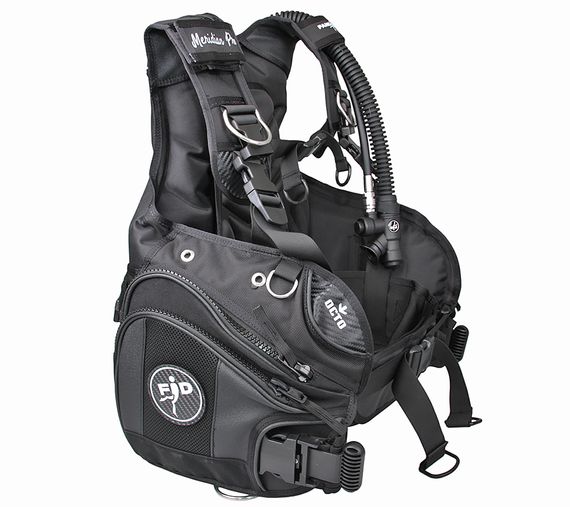 Жилет-компенсатор BCD FanDiver Меридиан Про 2025 черный