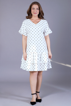Платье женское 3941ВП, горох #259Гб053941ВП