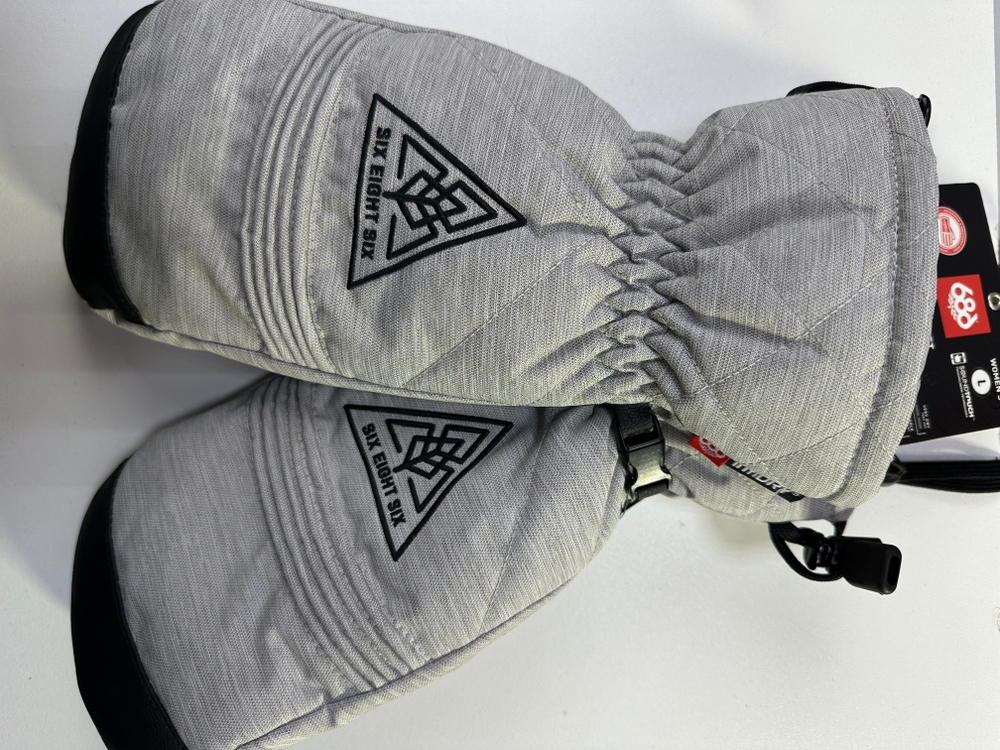 686 варежки ж WMNS JUBILEE MITT (FW) (WHITE HEATHER)