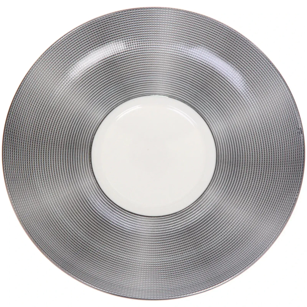 Чайная пара «Royal classic» (кружка 200мл+блюдце) Графитовый узор, в подарочной коробке