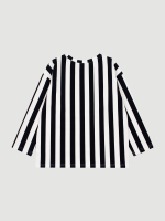Лонгслив оверсайз Mjölk Black Stripes