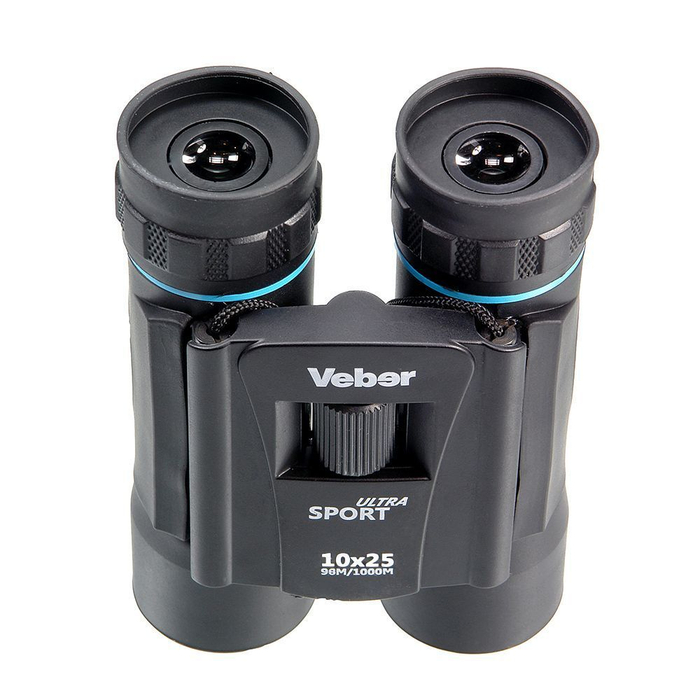 Бинокль Veber Ultra Sport 10x25 черный
