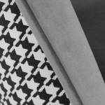 Стул Bradex Home Leo тёмно-серый с жаккардом