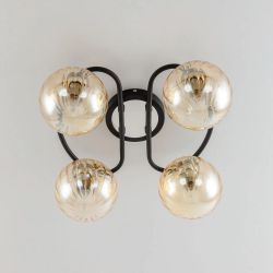 Citilux Эрни CL122145 Люстра потолочная Чёрная