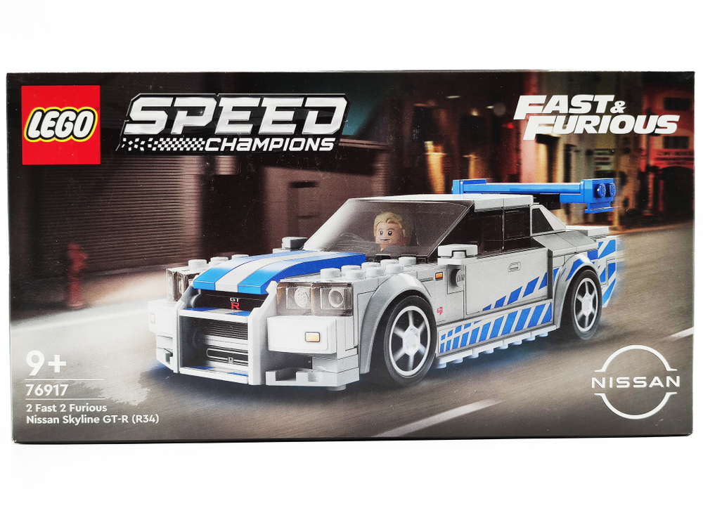 Конструктор LEGO Speed Champions 76917 Форсаж 2: Ниссан Скайлайн GT-R (R34)