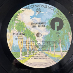Винтажная виниловая пластинка LP Deep Purple Stormbringer (Japan 1976) (No Obi) Holy Man P-10110W