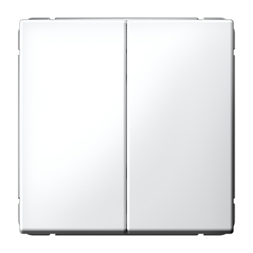 Двухклавишный выключатель ArtGallery 10А белый Systeme Electric GAL000151