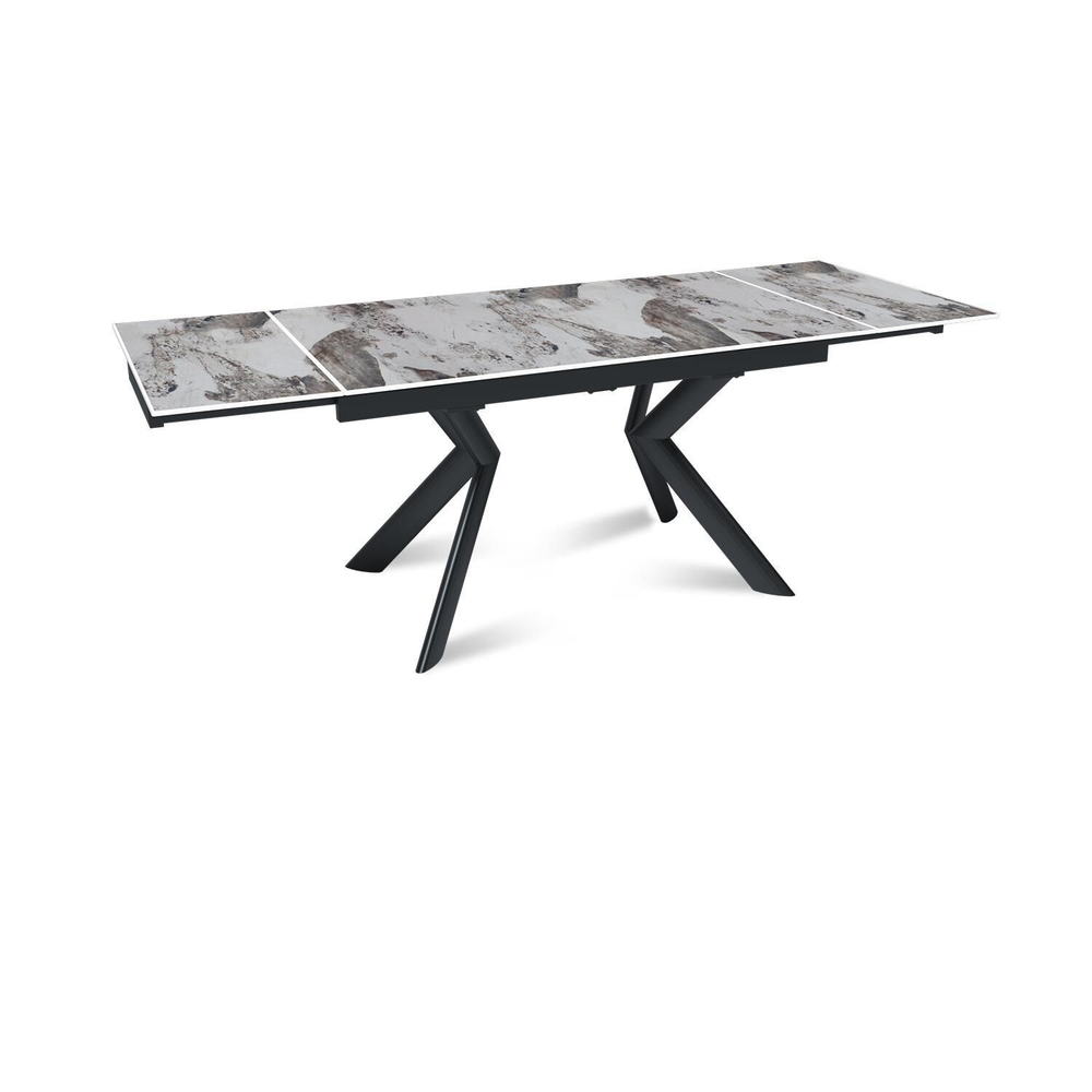 Стол раскладной Bridge (160+40+40), керамика глянцевая Pandora