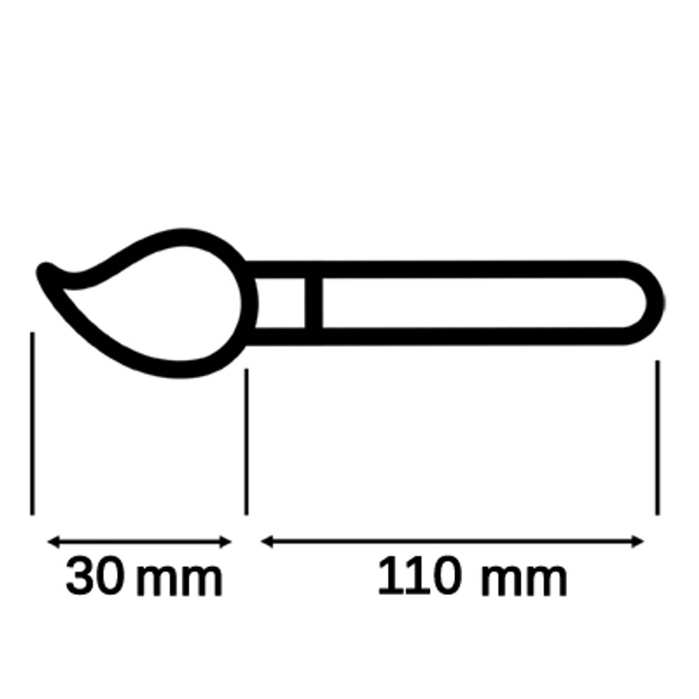 Irisk Кисть для маски и парафин, средняя 2