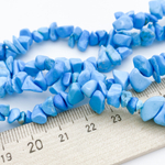 Бирюза (имитация), крошка 4-8 мм, цена за нить 38 см