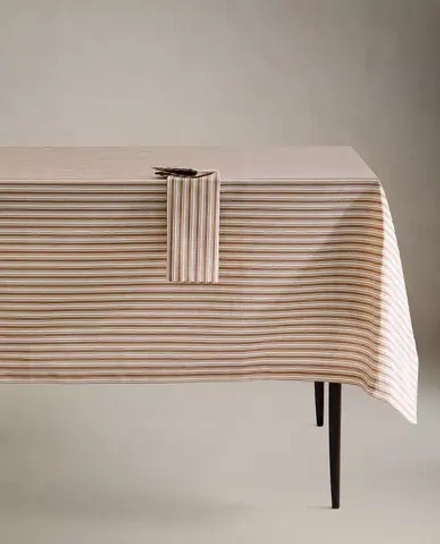 ZARA HOME ЖАККАРДОВАЯ СКАТЕРТЬ, ТОФФИ