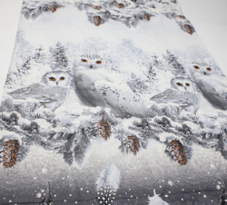 Простыня 200/220 Бязь "Совы" (8267-1)