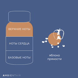 Диффузор ароматический Gifting, Caramel&Apple, 100 мл