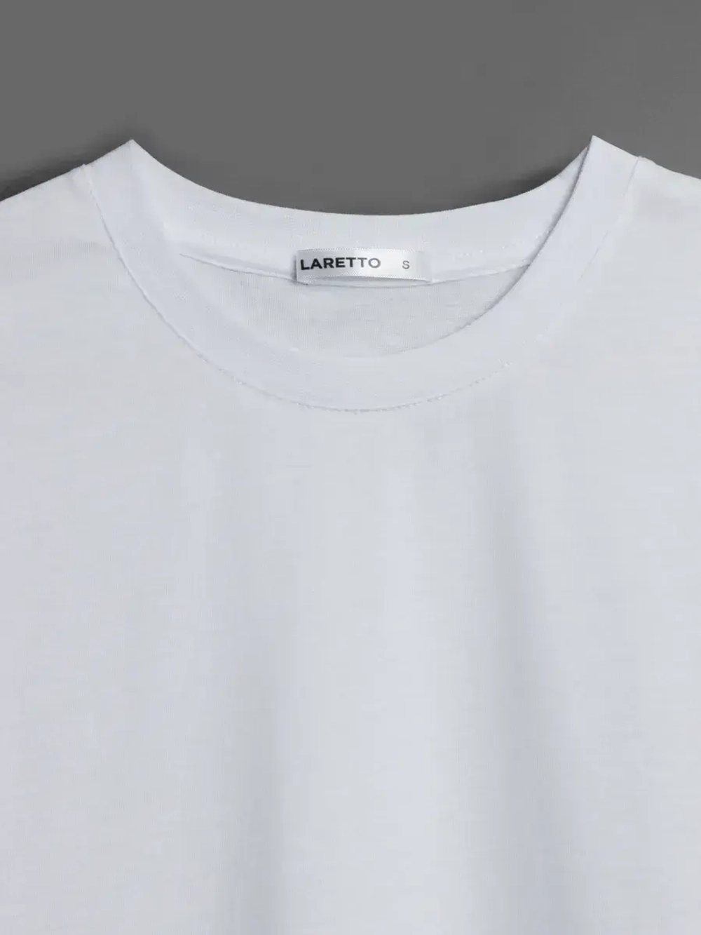 Белая футболка мужская повседневная однотонная хлопок