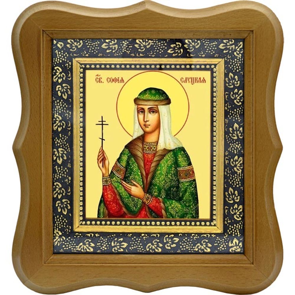 София Слуцкая Праведная. Икона на холсте.