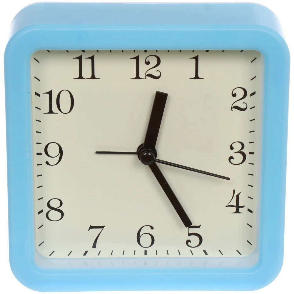 Будильник «Виола» 10,5*10,5*4см, микс цветов