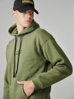 Купить худи мужское хаки зеленое провинция
