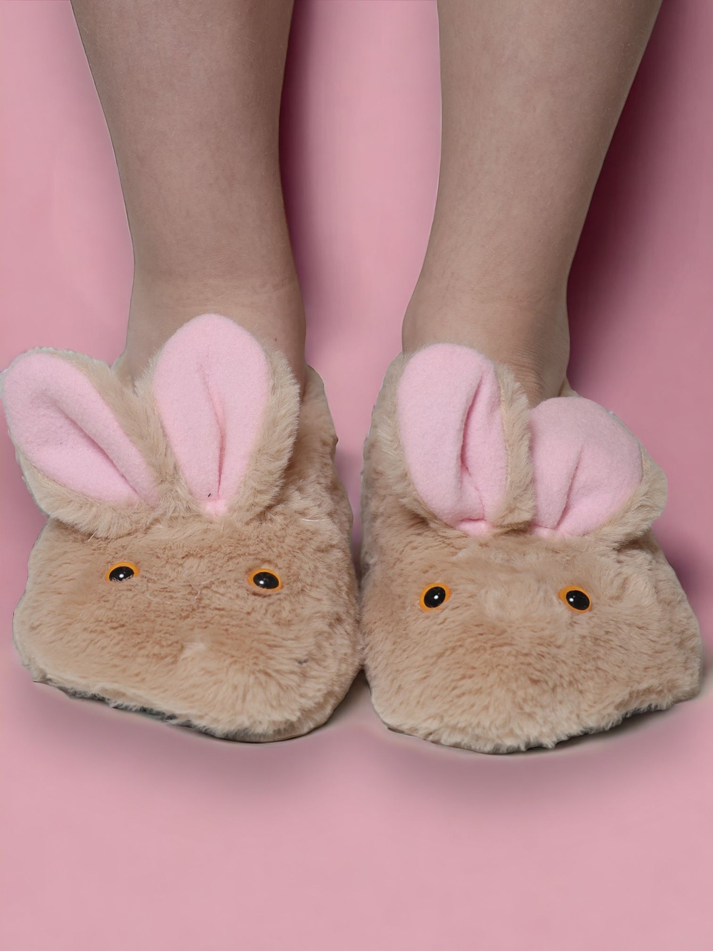 Тапочки детские Лиана, Зайчики, белый 8-10 лет 21-22,5 см