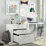 Комод - SMÅSTAD / PLATSA/SMОSTAD  IKEA/ СМОСТАД/ПЛАТСА ИКЕА,  63х60 см, белый/фиолетовый