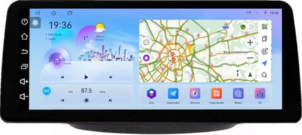 Магнитола для Mercedes-Benz Viano/Vito W639 2003-2006 - FarCar монитор 12.3" 2K QLED на Android 14, TS10, CarPlay, 4G SIM-слот