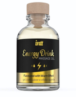 Массажный гель с согревающим эффектом Energy Drink - 30 мл.