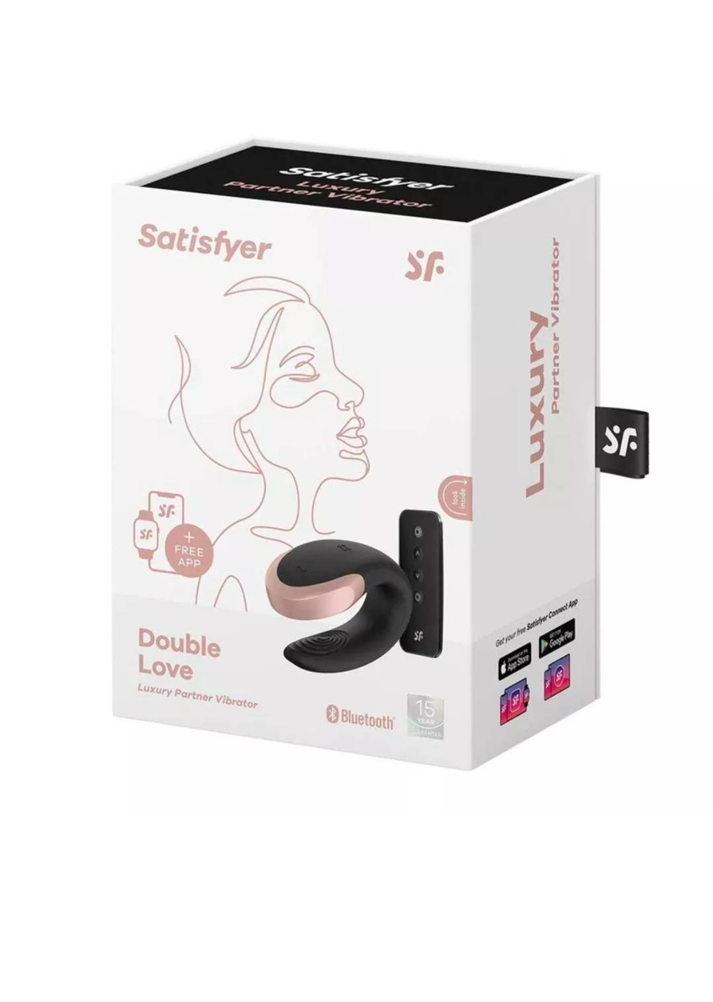 Виброcтимулятор Satisfyer Double Love Connect App black 001722SA