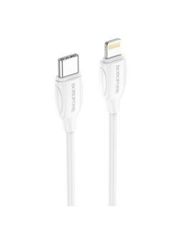 Кабель USB Type-C на Lightning BOROFONE BX19-PD белый 2м