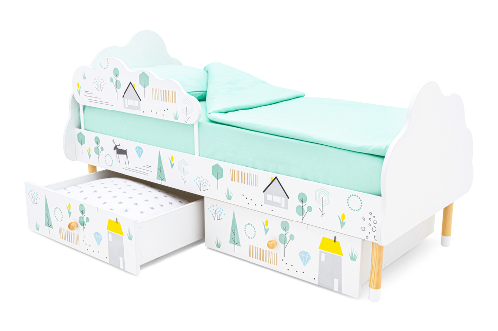 Детская кровать Бельмарко Stumpa Облако Ферма